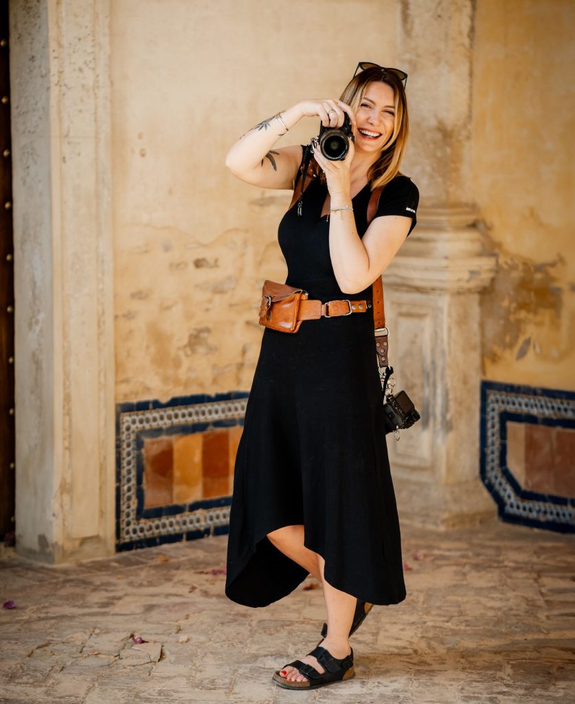 devon wedding photographer Anna Rowland photographed by Joe short in seville